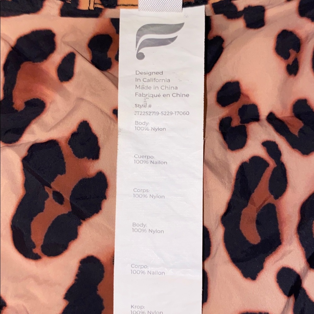 Fabletics Leopard Print Windbreaker Jacket - image 9